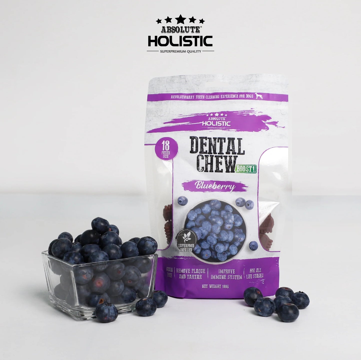 Absolute Holistic Value Pack BOOST Dental Chews for Dogs 160g