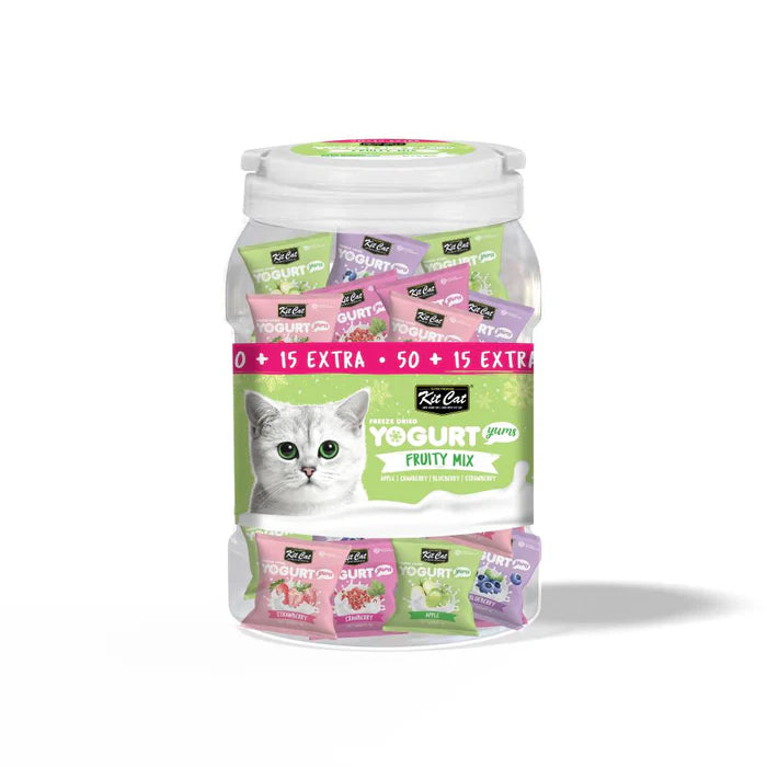 Kit Cat Yogurt Yums Freeze Dried Treats Tub 65g (1g x 65)