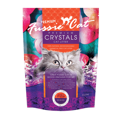 Fussie Cat Premium Crystals Litter 5L