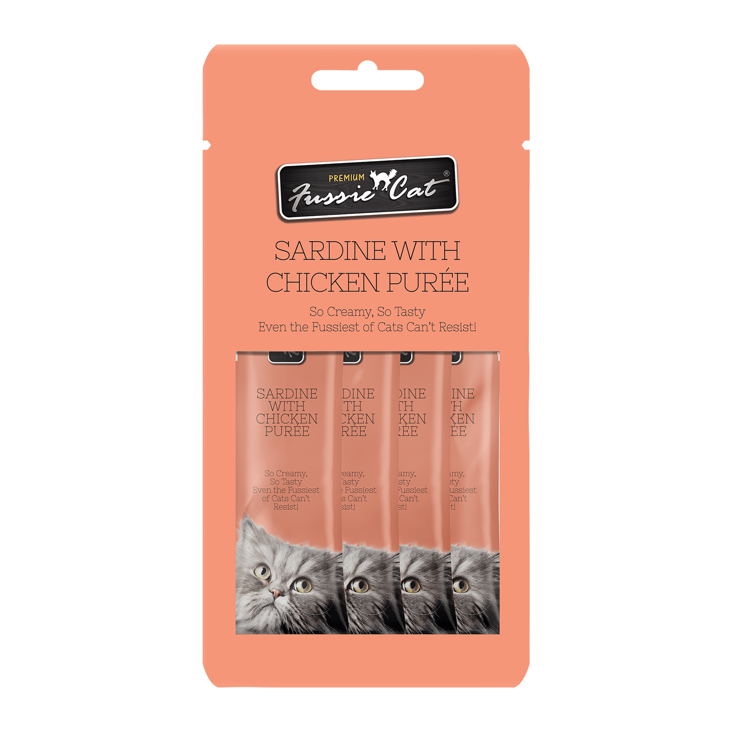 Fussie Cat Puree Premium Cat Treats 56g