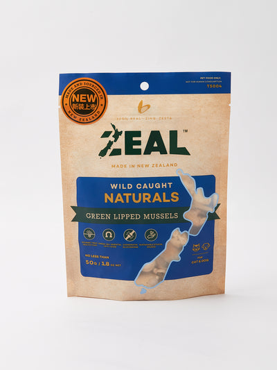Zeal Green Lipped Mussels Cat & Dog Treats [Wt: 50 g]