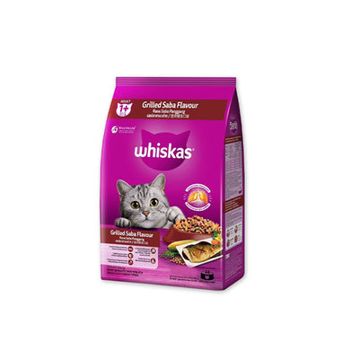 Whiskas Adult Grilled Saba Cat Dry Food 480g