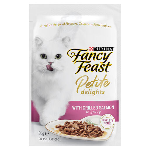 Fancy Feast Petite Delights Pouch Cat Wet Food 50g
