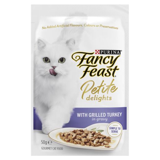 Fancy Feast Petite Delights Pouch Cat Wet Food 50g