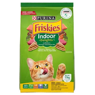 Friskies High Protein Dry Cat Food 1kg & 2.5kg
