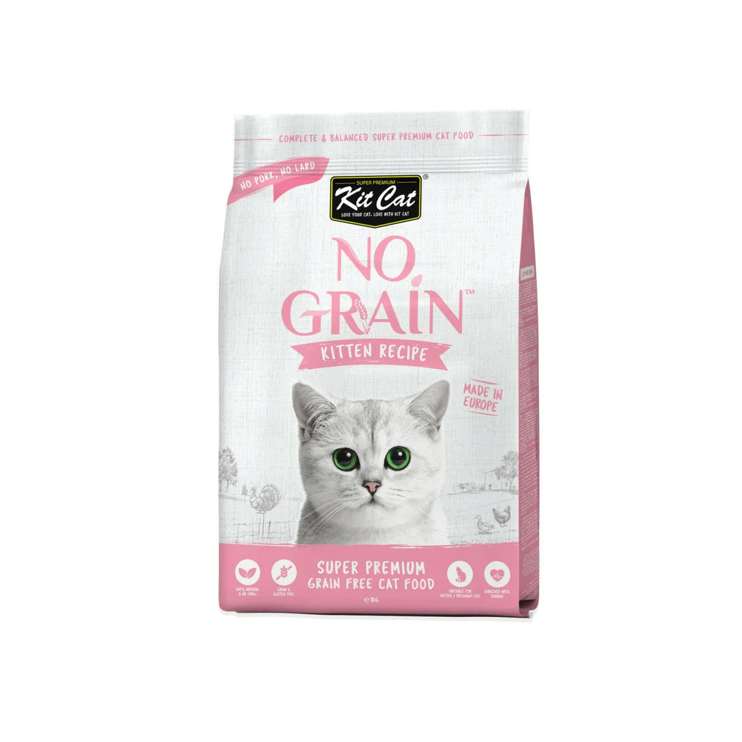 Kit Cat No Grain Dry Cat Food 1kg
