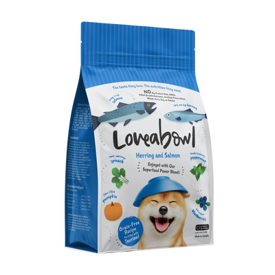 Loveabowl Grain Free Dry Dog Food (Herring & Salmon)