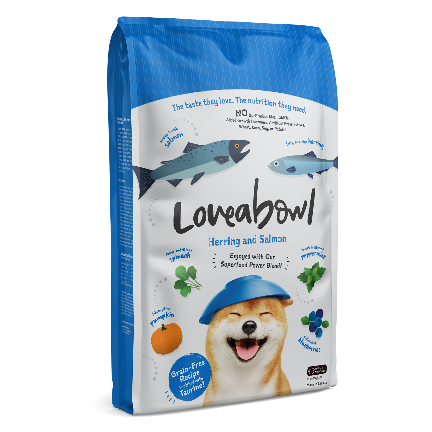 Loveabowl Grain Free Dry Dog Food (Herring & Salmon)