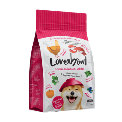 Loveabowl Grain Free Dry Dog Food (Chicken & Lobster)