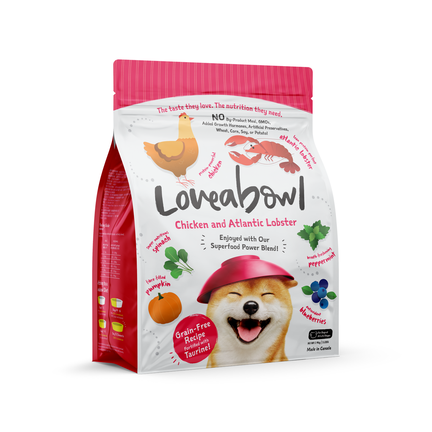 Loveabowl Grain Free Dry Dog Food (Chicken & Lobster)