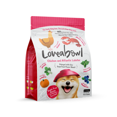 Loveabowl Grain Free Dry Dog Food (Chicken & Lobster)