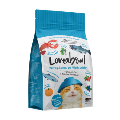 Loveabowl Grain Free Dry Cat Food (Herring, Salmon & Lobster)