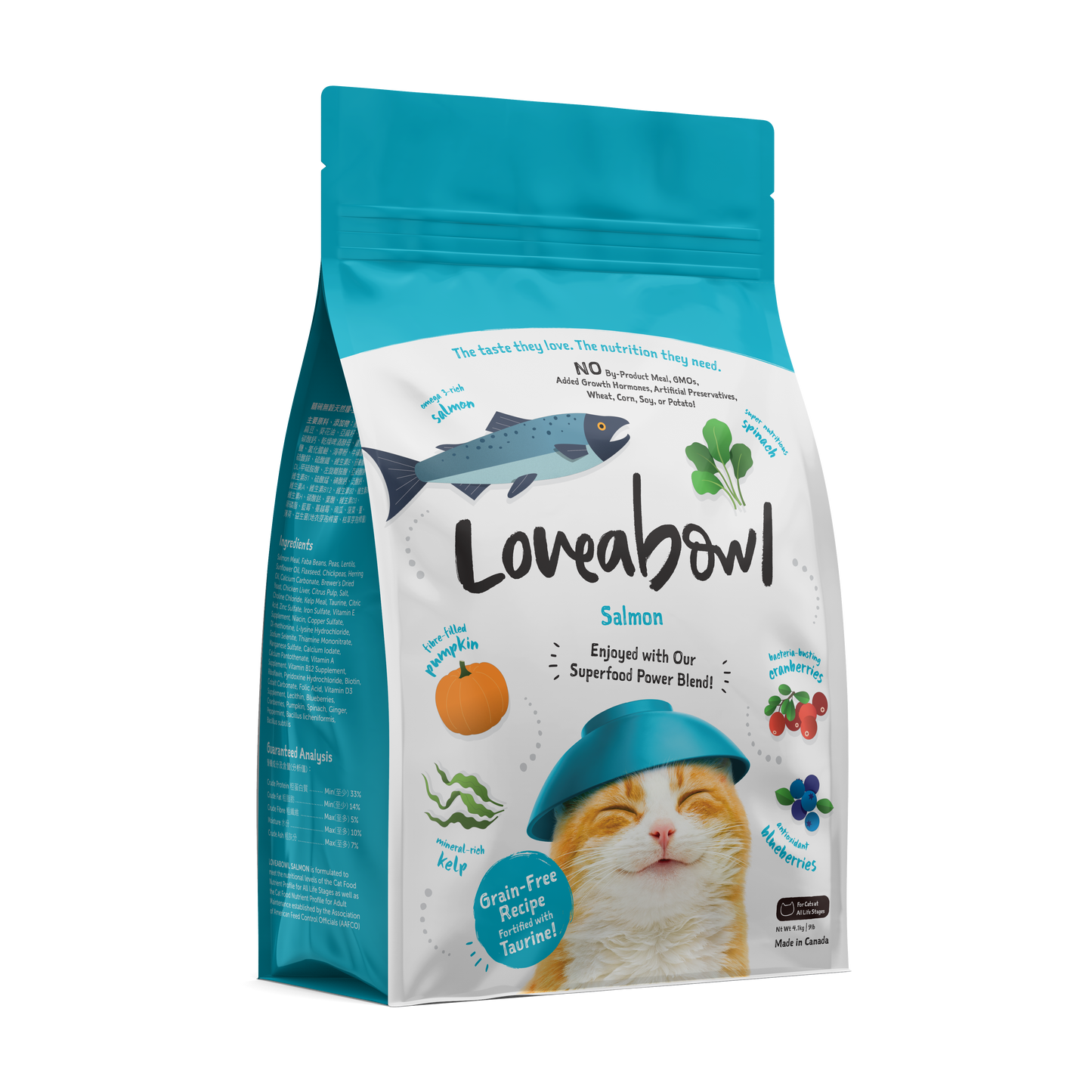 Loveabowl Grain Free Dry Cat Food (Salmon)