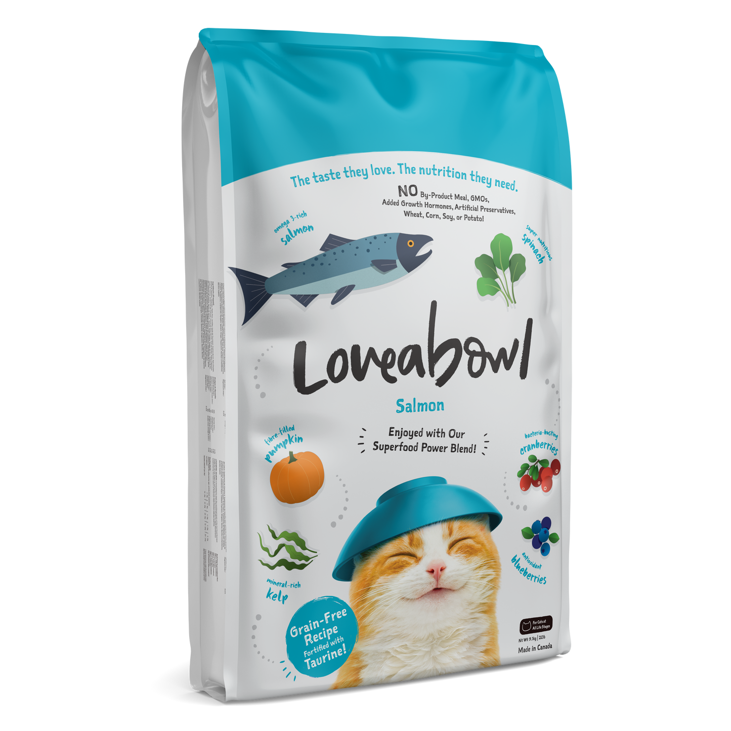 Loveabowl Grain Free Dry Cat Food (Salmon)
