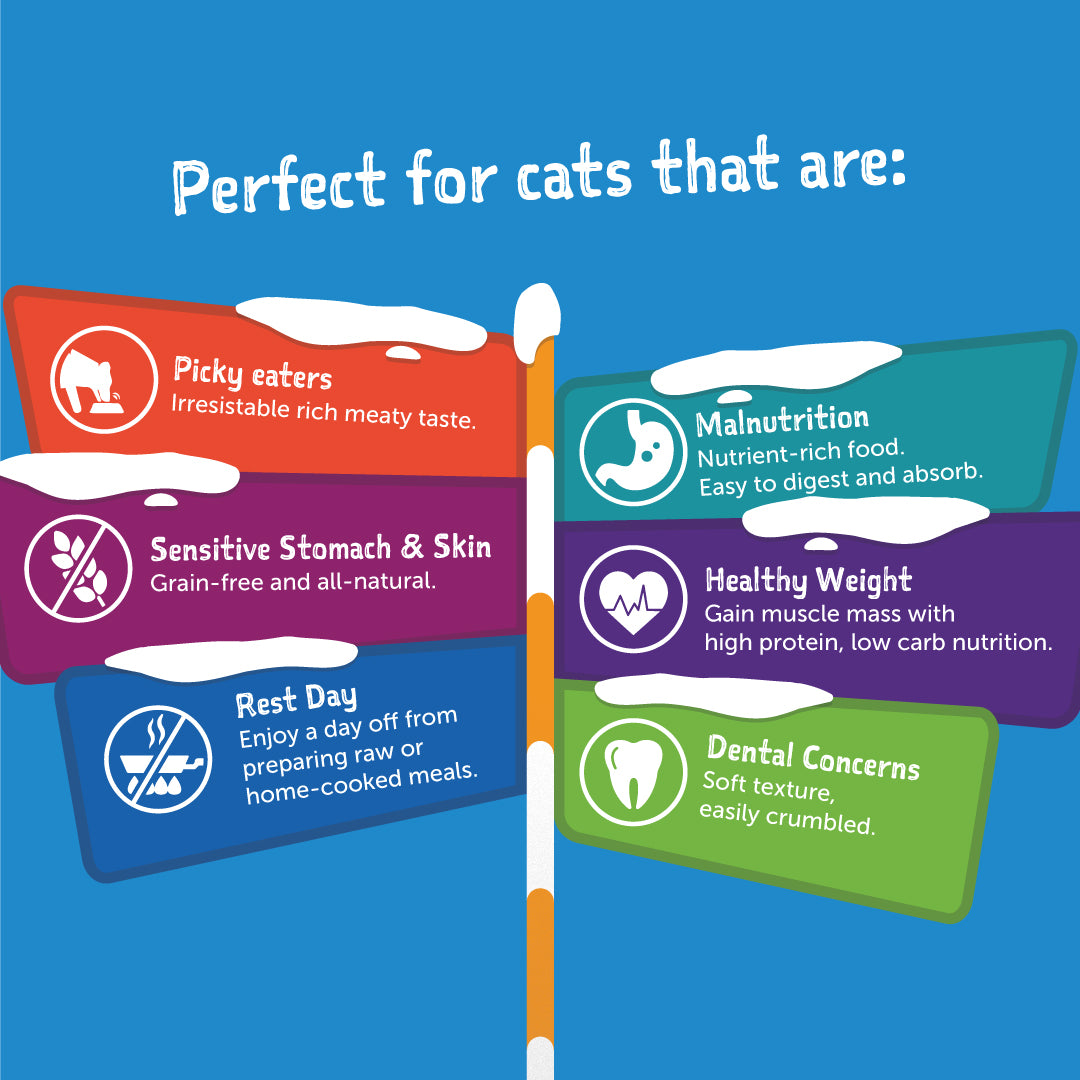 Loveabowl Freeze-a-Bowl Freeze Dried Cat Food (Mackerel, Beef & Hoki)