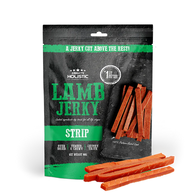 Absolute Holistic Lamb Jerky Dog Treats 100g