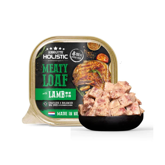 Absolute Holistic Dog Meaty Loaf Dog Wet Food 100g
