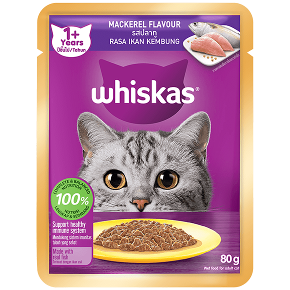 Whiskas Pouch Cat Wet Food 80g