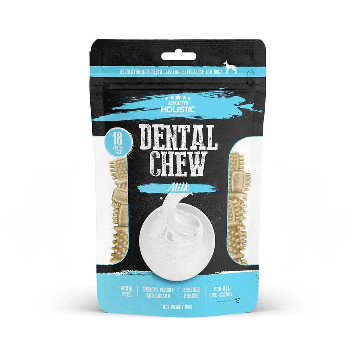 Absolute Holistic Multi Pack Grain-Free Dental Chew Dog Treats 160g