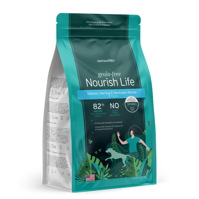 Nurture Pro Nourish Life Slow-cooked Grain-free Dry Dog Food, Puppies (Salmon,Herring,and Menhaden Recipe)
