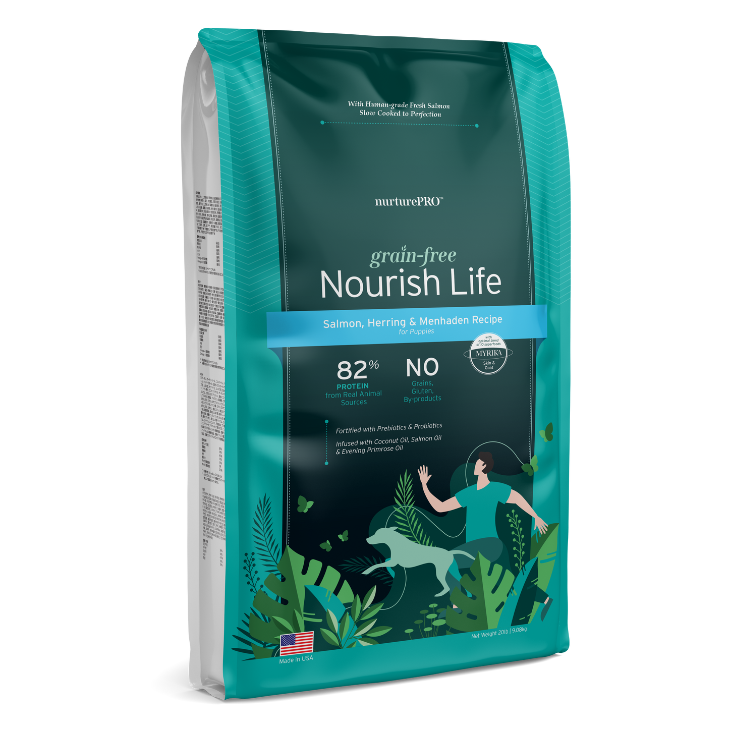 Nurture Pro Nourish Life Slow-cooked Grain-free Dry Dog Food, Puppies (Salmon,Herring,and Menhaden Recipe)
