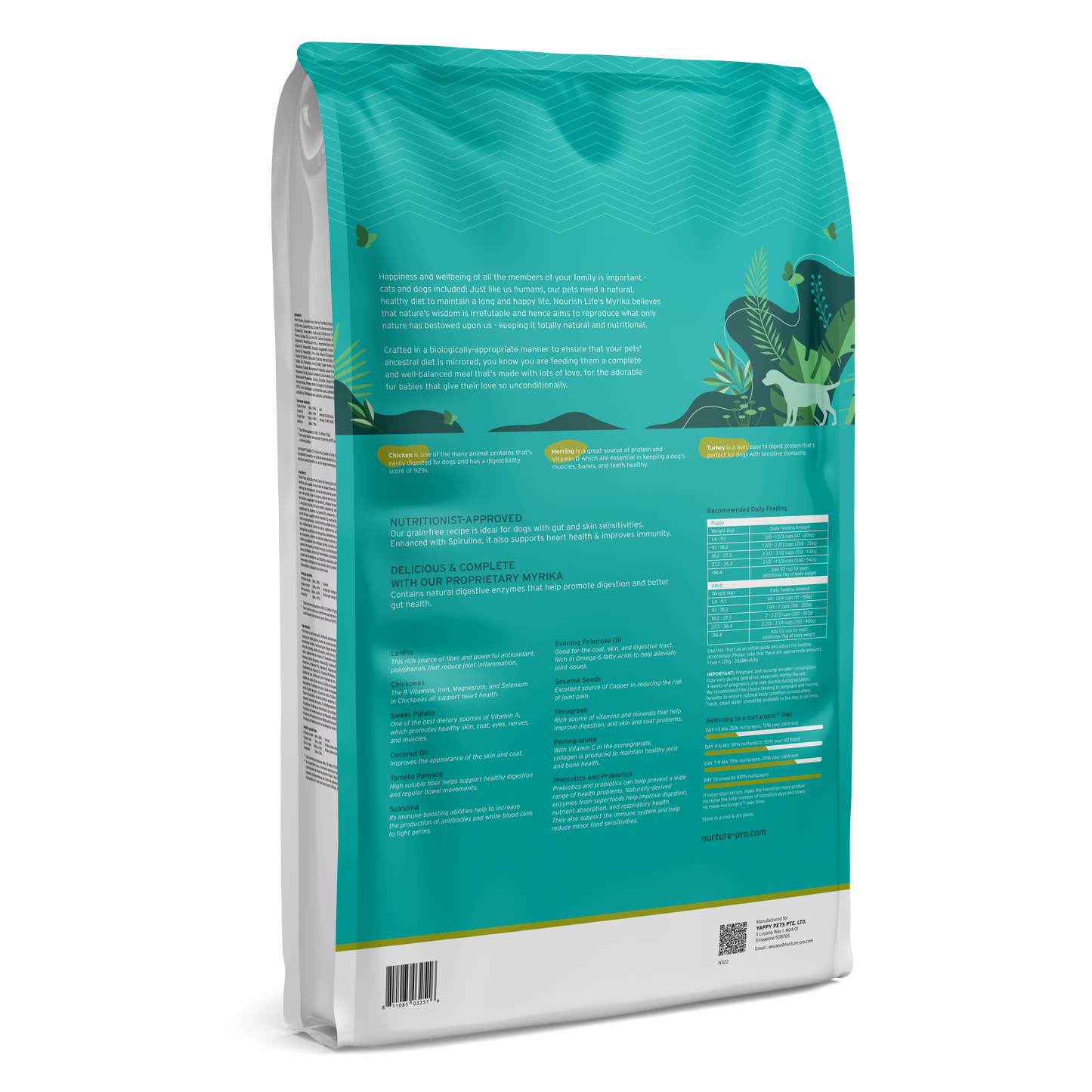 Nurture Pro Nourish Life Slow-cooked Grain-free Dry Dog Food (Chicken &Turkey)