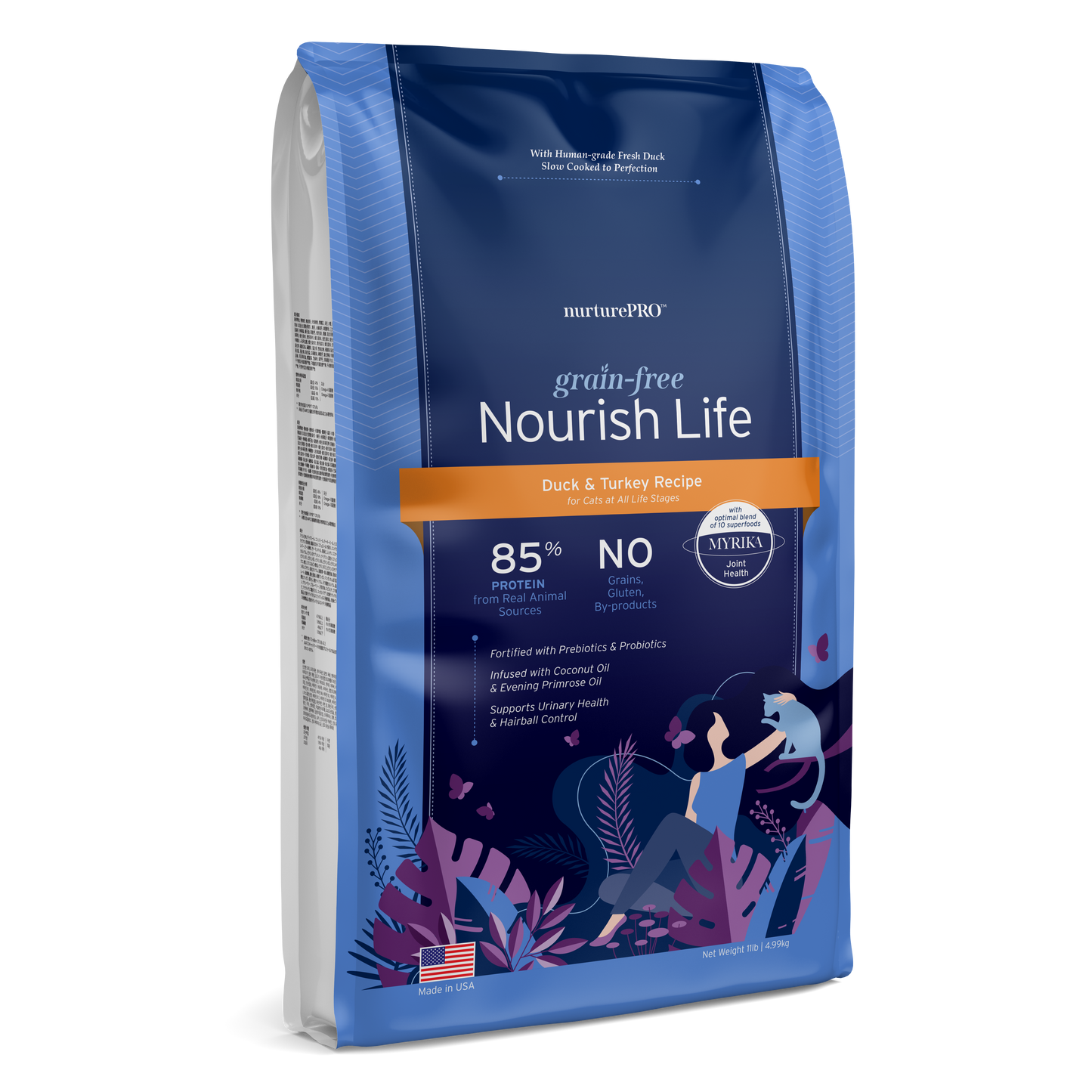 Nurture Pro Nourish Life Slow-cooked Grain-free Dry Cat Food, Kitten (Duck &Turkey)
