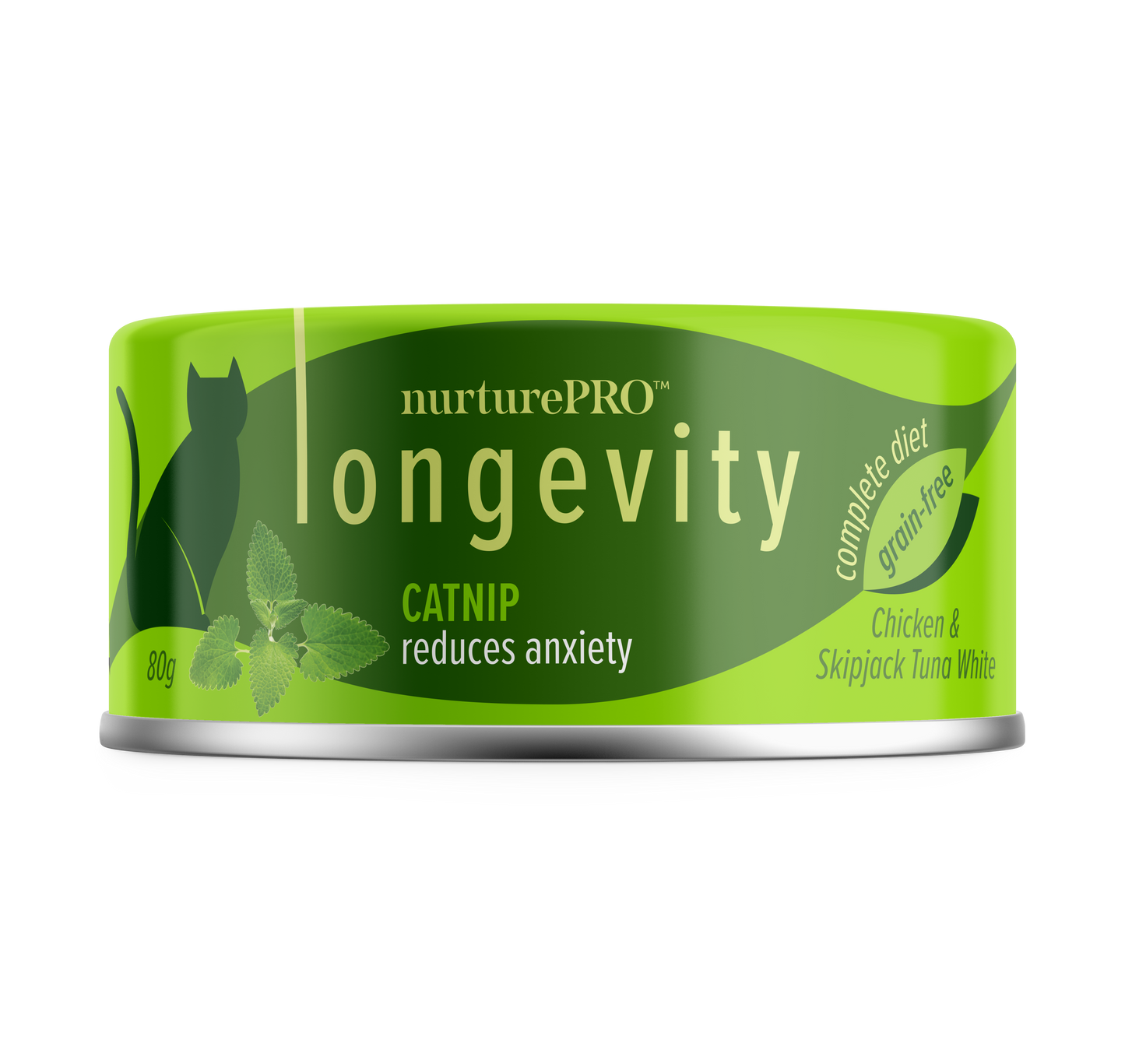 Nurture Pro Longevity Chicken & Skipjack Tuna Cat Wet Food 80g