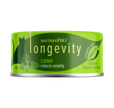 Nurture Pro Longevity Chicken & Skipjack Tuna Cat Wet Food 80g
