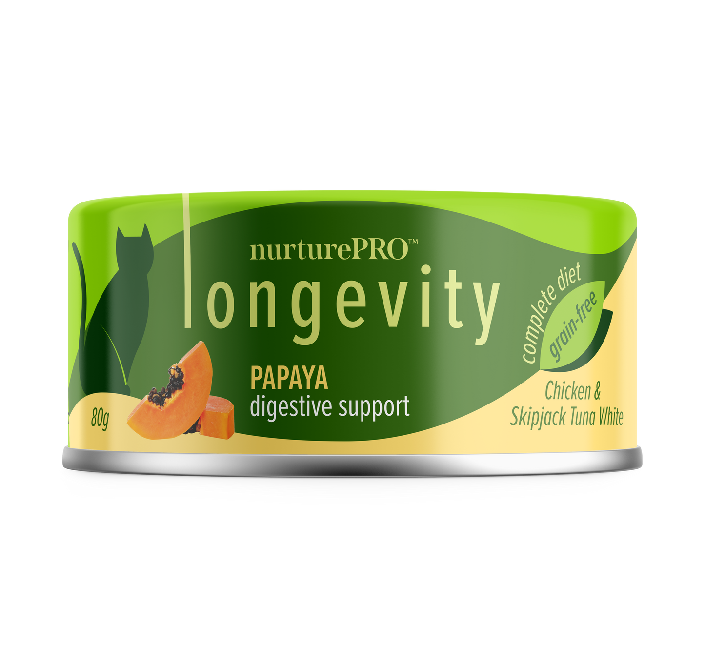 Nurture Pro Longevity Chicken & Skipjack Tuna Cat Wet Food 80g