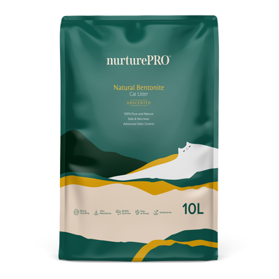 Nurture Pro Natural Bentonite Cat Litter 10L