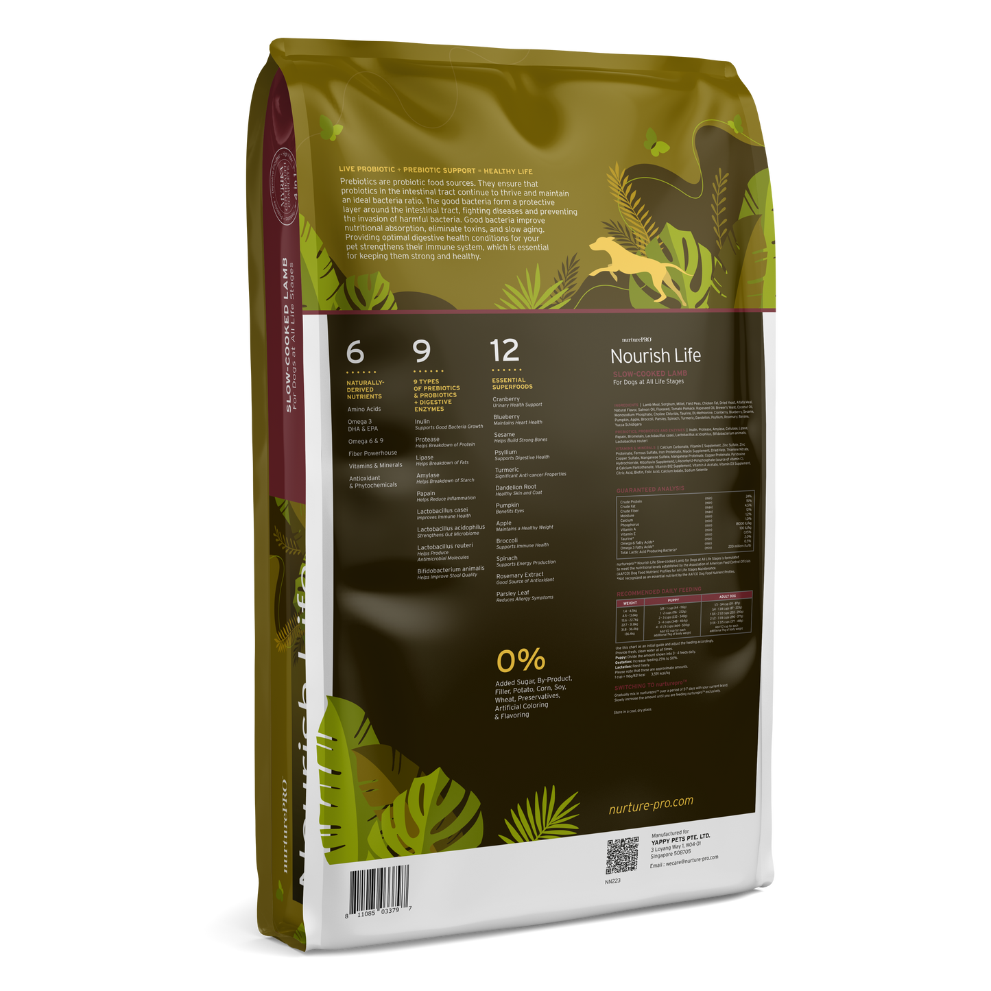 Nurture Pro Nourish Life Slow-cooked Dry Dog Food (Lamb)
