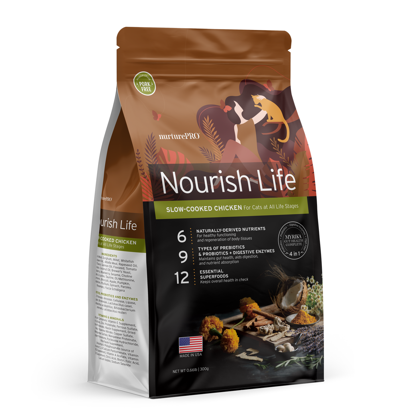 Nurture Pro Nourish Life Slow-cooked Dry Cat Food, Kitten (Chicken)