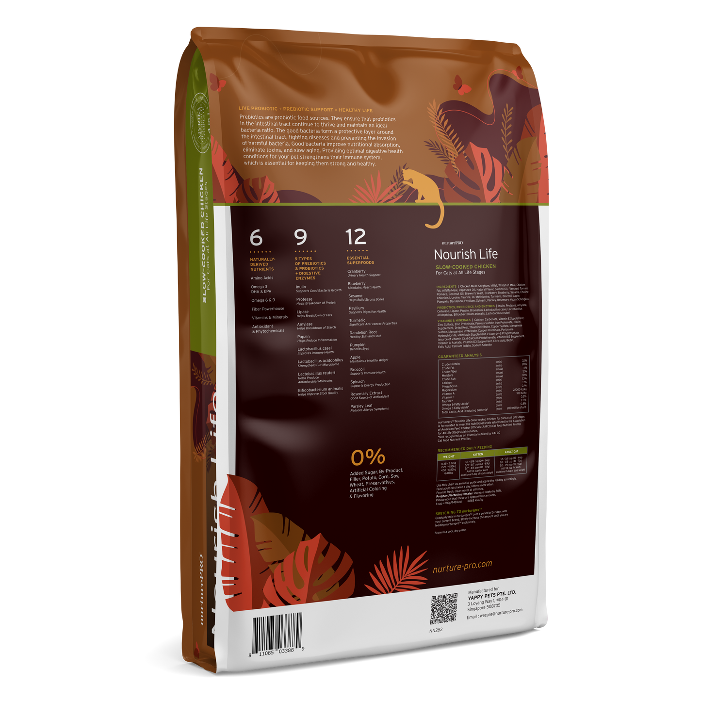 Nurture Pro Nourish Life Slow-cooked Dry Cat Food, Kitten (Chicken)