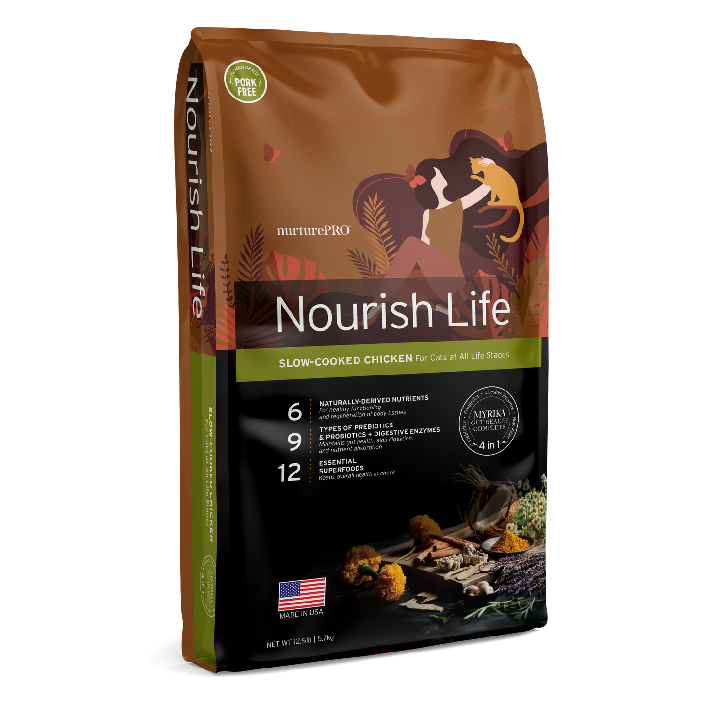 Nurture Pro Nourish Life Slow-cooked Dry Cat Food, Kitten (Chicken)