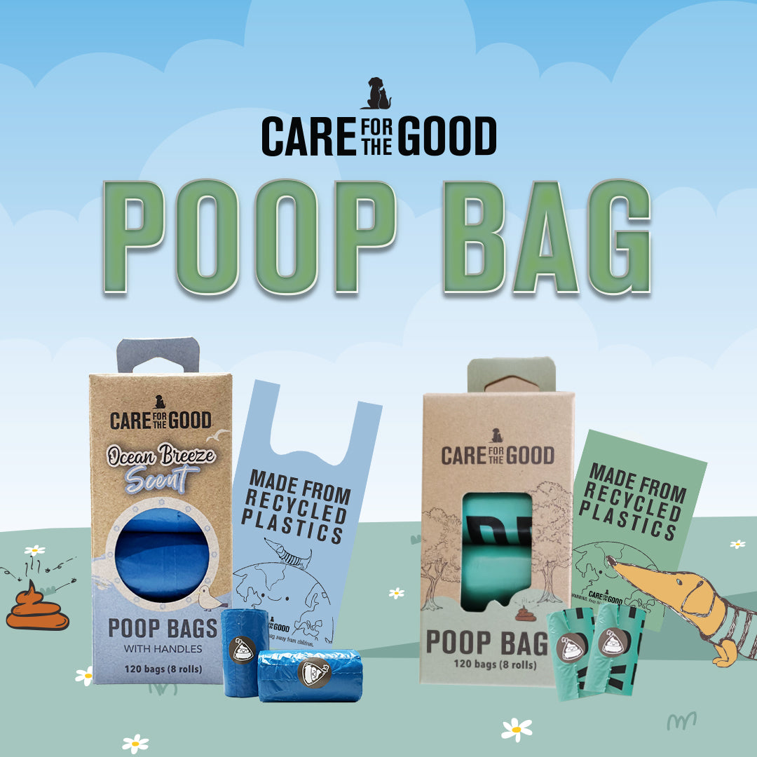 💩 SALE $2+ OFF: Care For The Good Dog Poop Bags 120pcs x 8 rolls – Strong, Eco-Friendly Must-Have 🐶