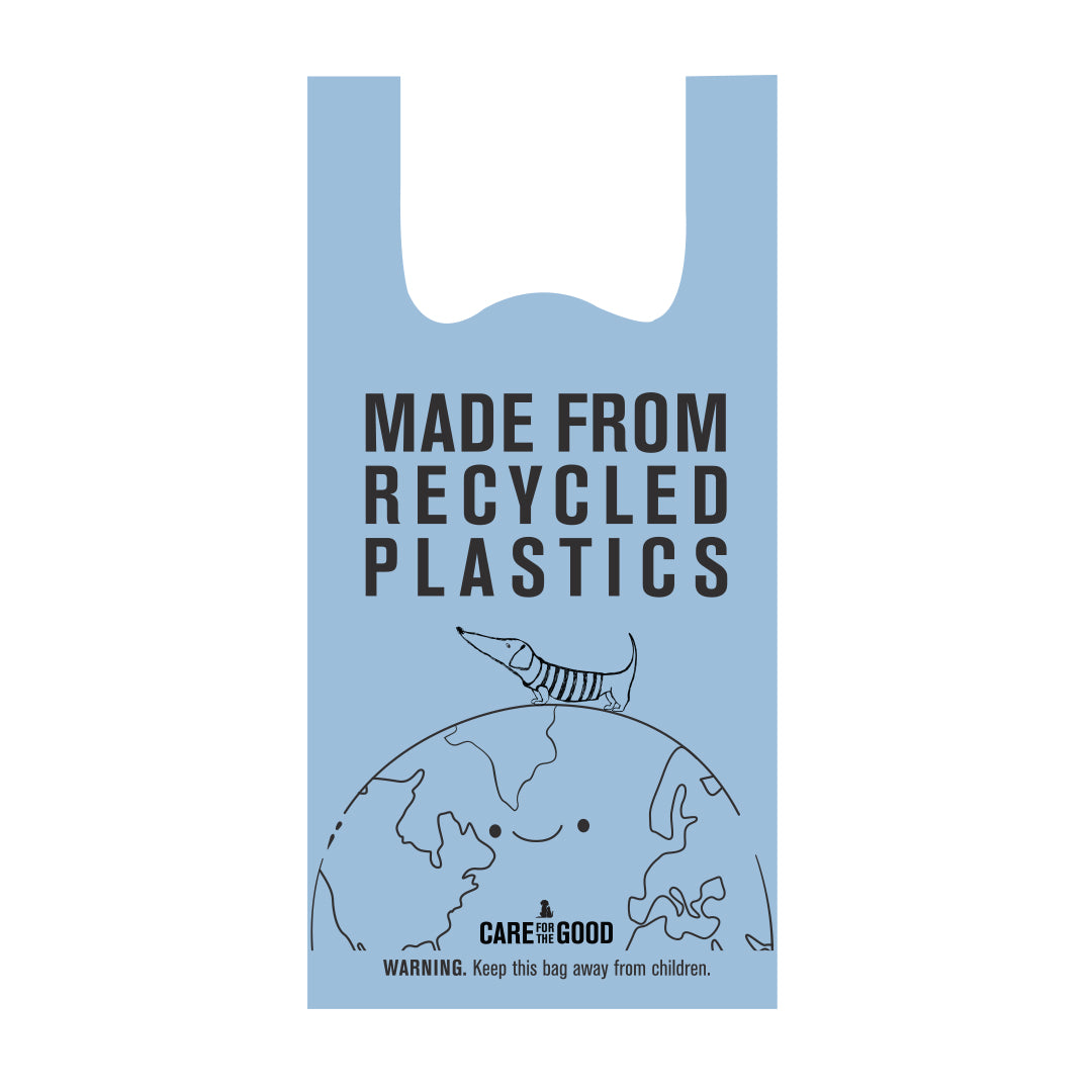 Care For The Good Scented Poop Bags with Handles (120 bags - 8 rolls of 15 bags)