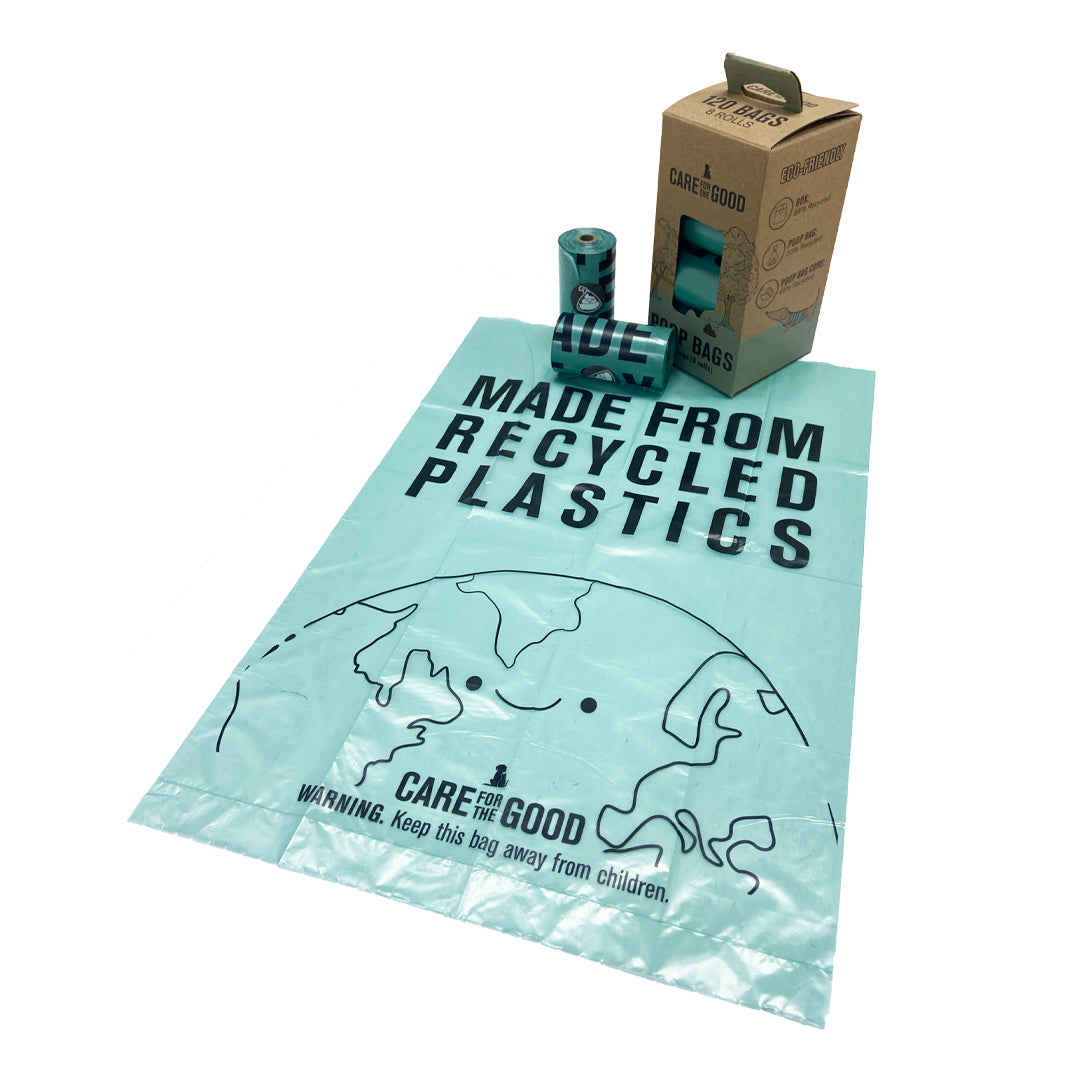 💩 SALE $2+ OFF: Care For The Good Dog Poop Bags 120pcs x 8 rolls – Strong, Eco-Friendly Must-Have 🐶