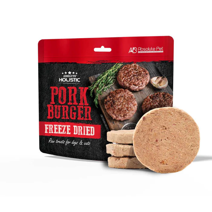 Absolute Holistic Dogs & Cats Freeze Dried Raw Treats Burger 60g