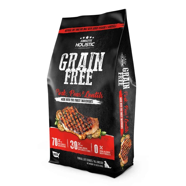 Absolute Holistic Grain-Free Dog Dry Food 22lb