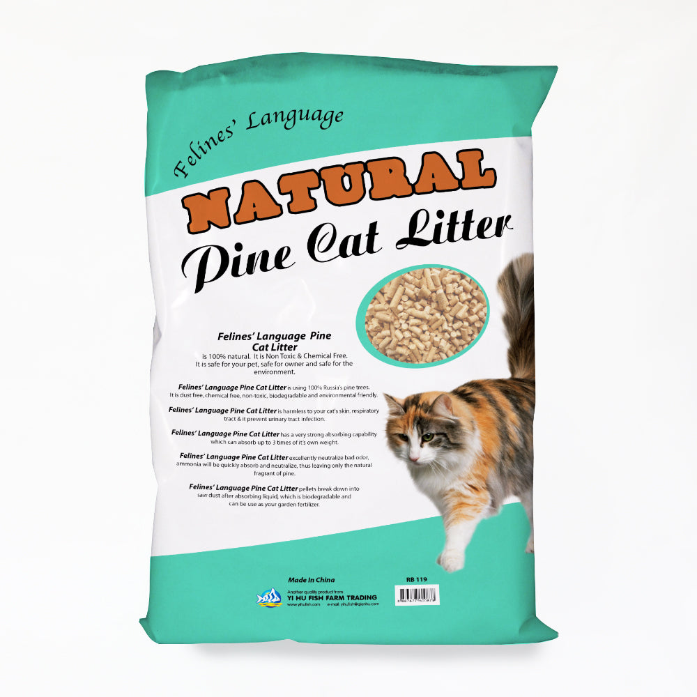 Felines’ Language Natural Pine Cat Litter 15KG
