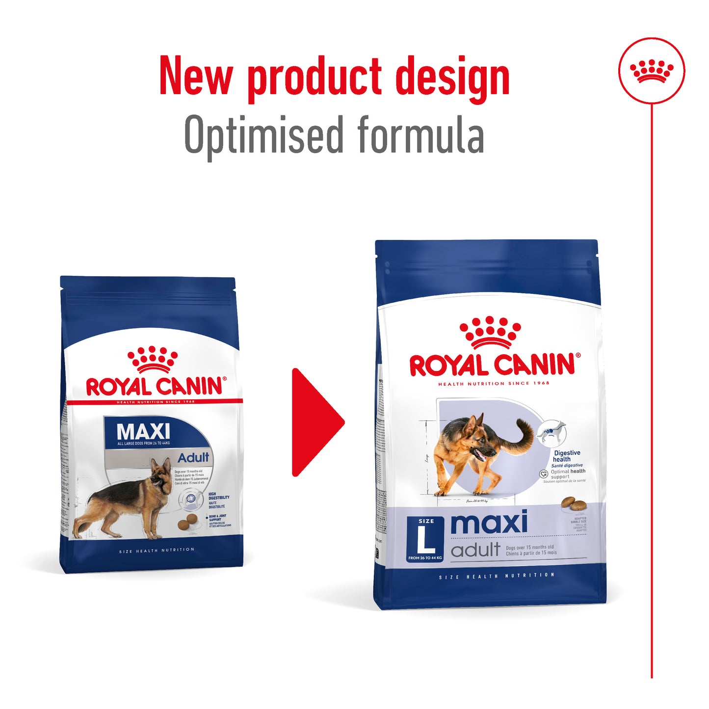 Royal Canin Canine Maxi Adult Dry Dog Food 4kg & 10kg