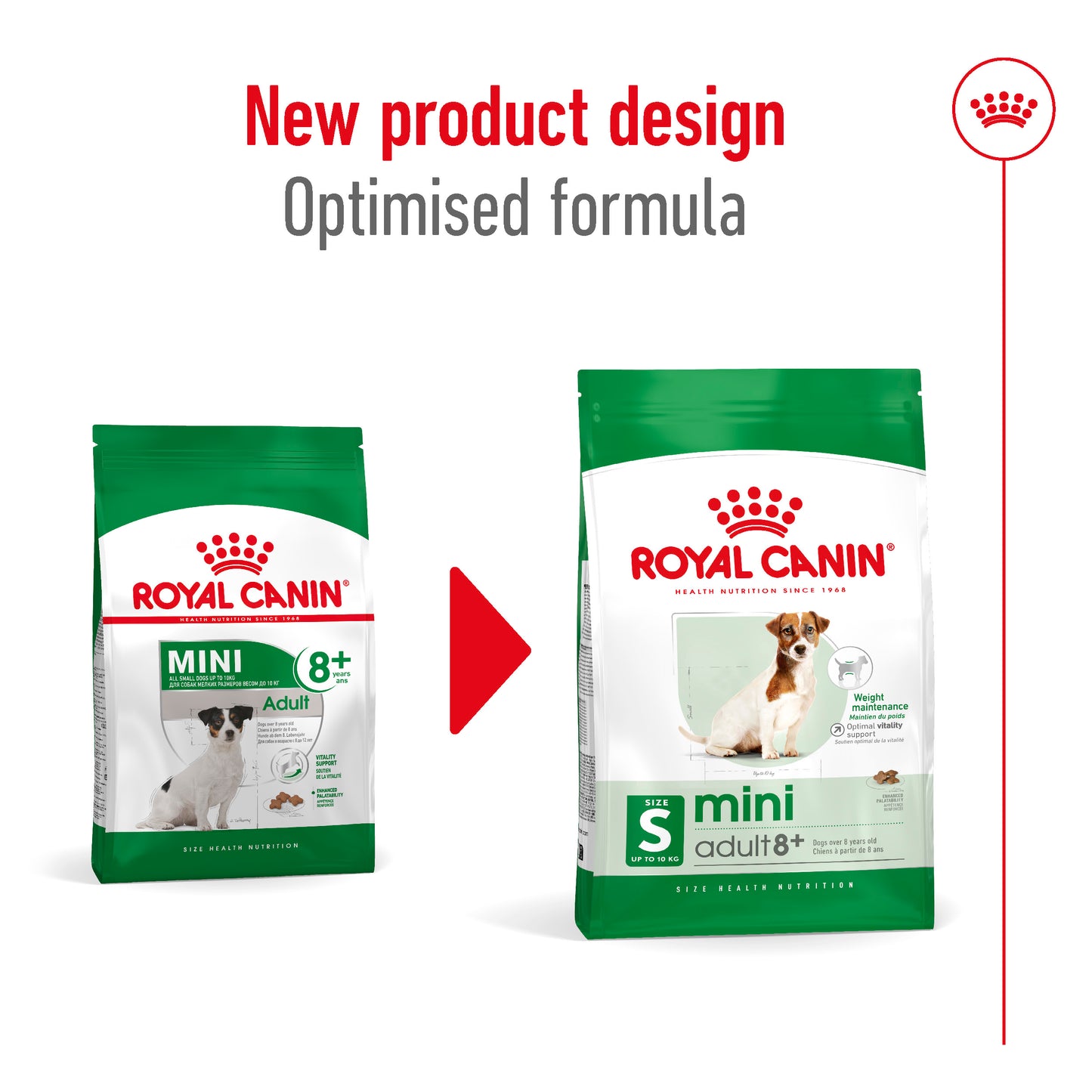 Royal Canin Canine Mini Adult 8+ Dry Dog Food 2kg