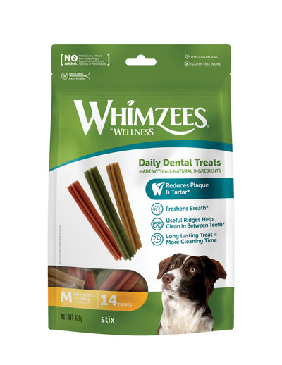 Whimzees Stix Dental Treats for Dogs