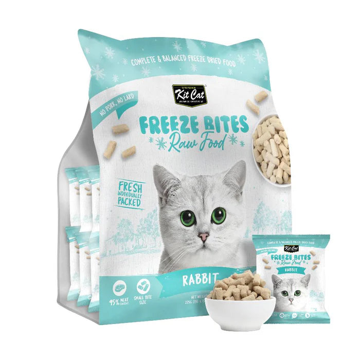 Kit Cat Freeze Bites Raw Food for Cats 225g (15g x 15)