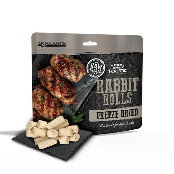 Absolute Holistic Dogs & Cats Freeze Dried Rolls Raw Treats 60g
