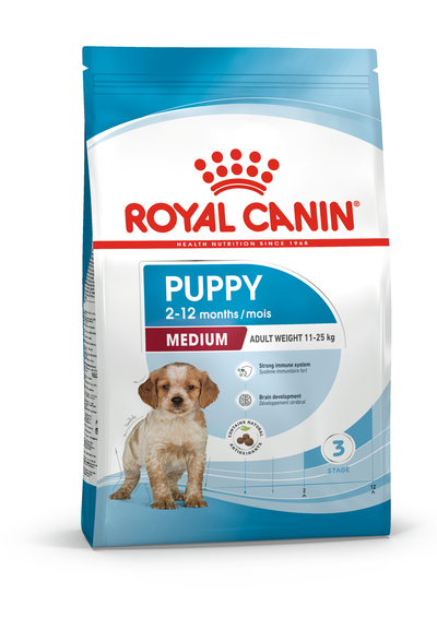 Royal Canin Medium Puppy Dry Dog Food 4kg & 10kg