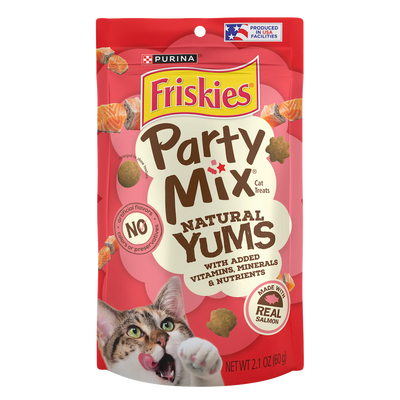 Friskies Party Mix Natural Yums Cat Treats 60g
