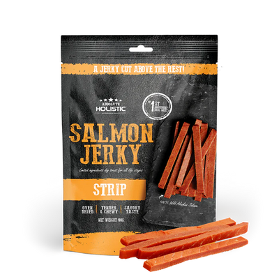 Absolute Holistic Salmon Jerky Dog Treats 100g