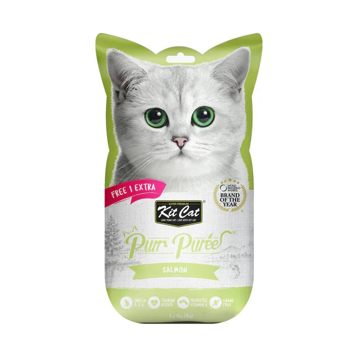 Kit Cat Purr Puree Liquid Cat Treats (5 x 15g)